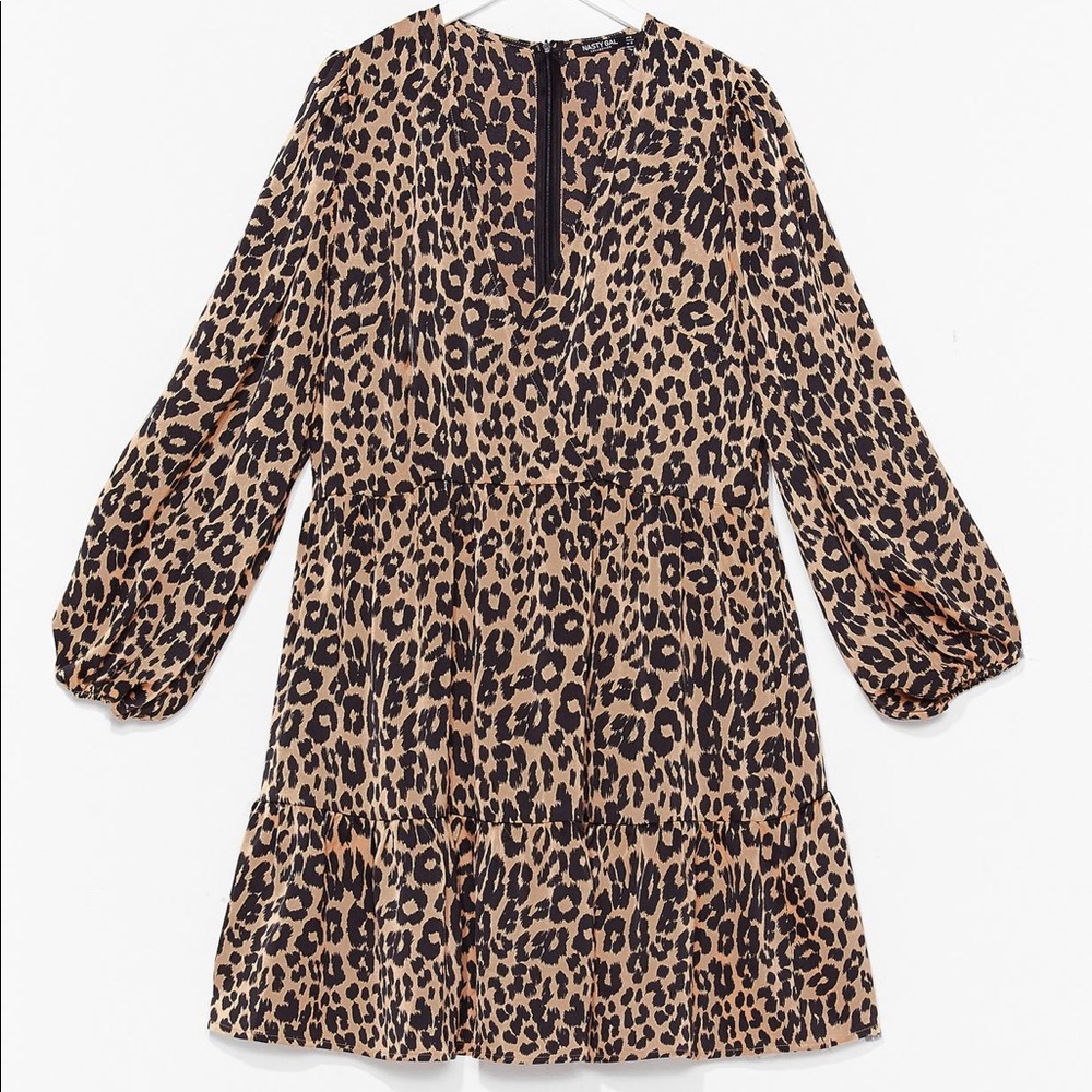 Cheetah print dress